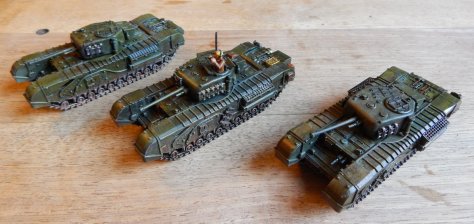 Three Mk VI Churchills